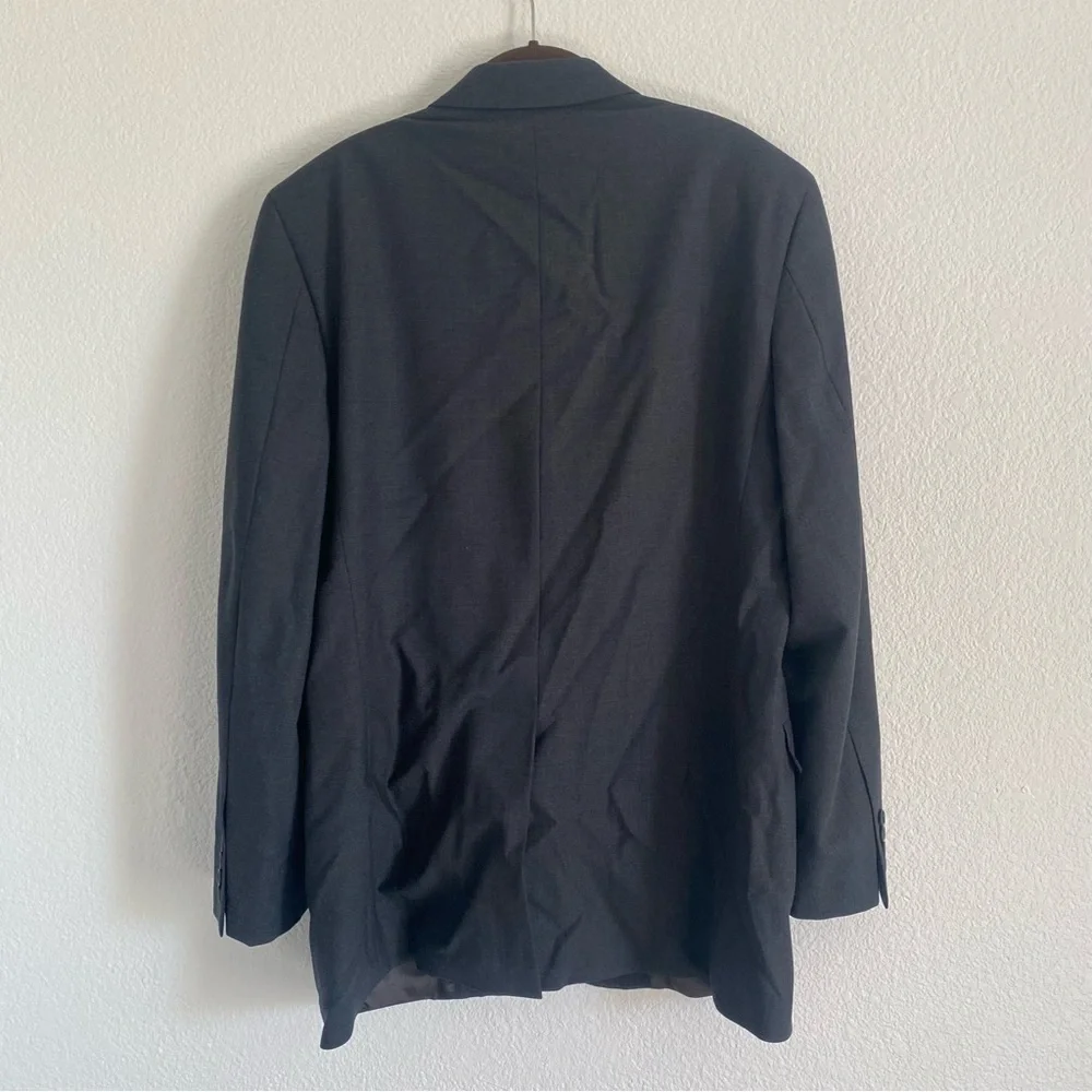 Brooks Brothers 346 Stretch Men's Gray Two Button Blazer Sport Coat Size 42L